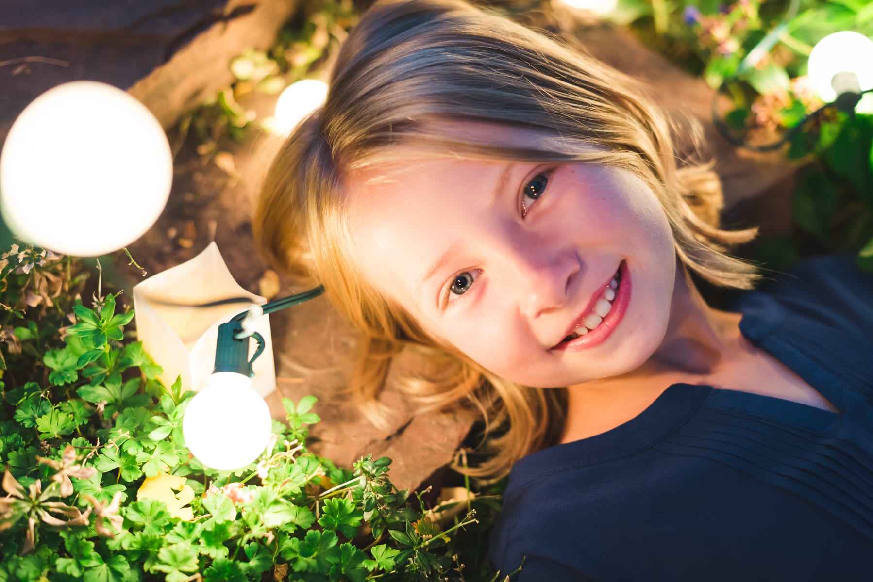 Outdoor Fairy Light Photos | Boulder, CO | Family Photography | From the Hip Photo