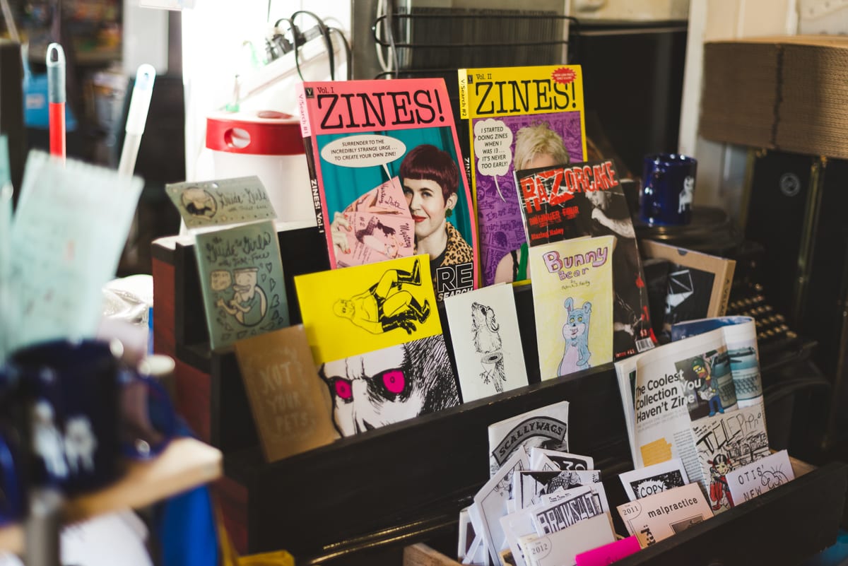 The Denver Zine Library | Retail Space Photography | From the Hip Photo