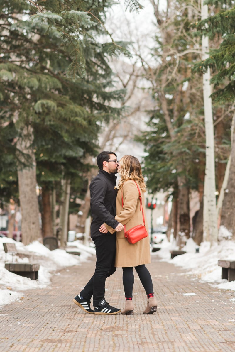 A Mountain Town Engagement | Engagement Photography | Aspen, Colorado | From the Hip Photo 