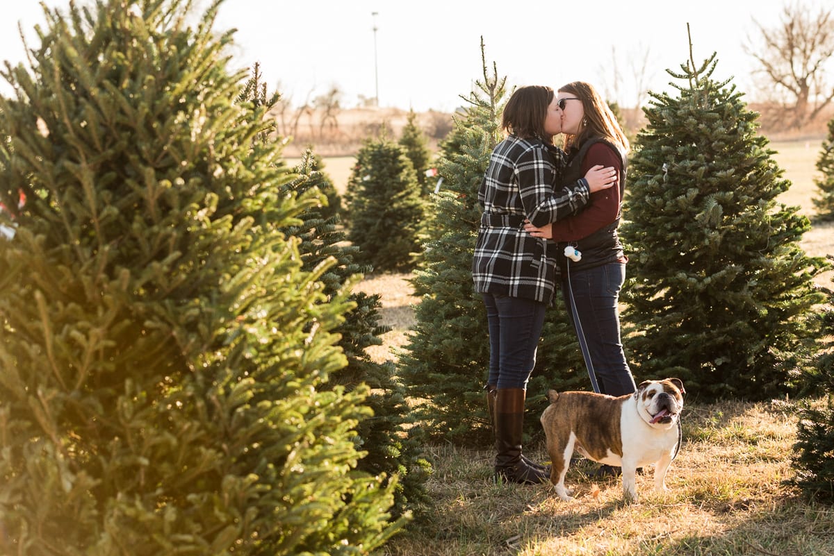 Surprise Engagement In A Tree Nursery | Engagement Photography | Creekside Tree Nursery | From the Hip Photo 
