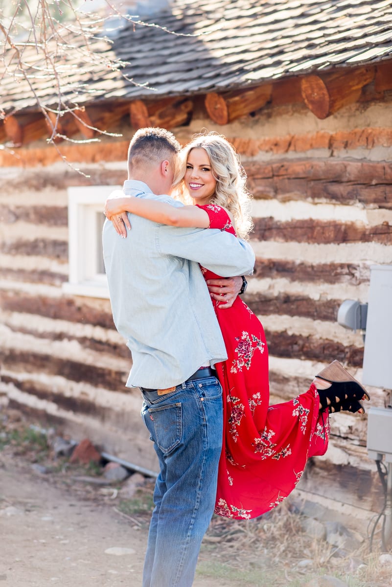 Chicly Rustic Engagement Photos | Engagement Photography | Golden, CO | From The Hip Photo