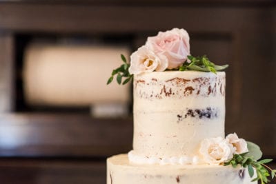 Whimsical wedding cake