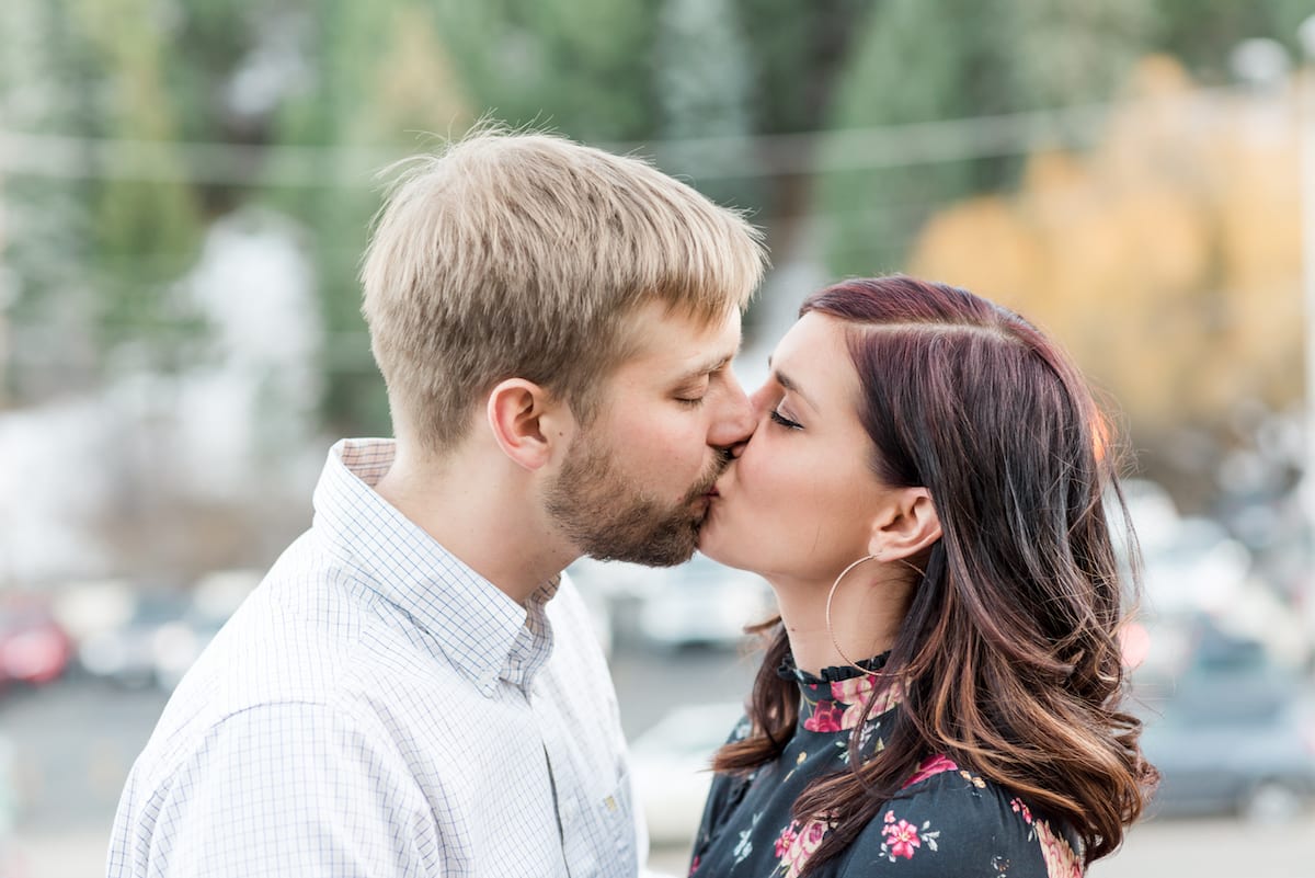 A Cozy Home Engagement | Engagement Photography | Evergreen | From the Hip Photo
