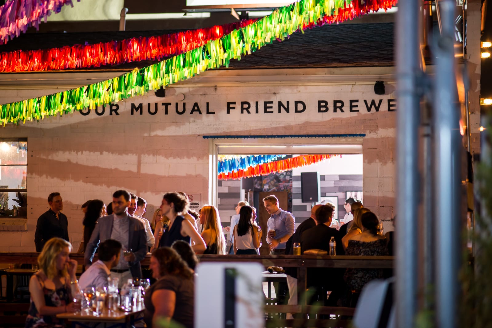love story | Wedding Photography | Our Mutual Friend Brewing Co. | From the Hip Photo