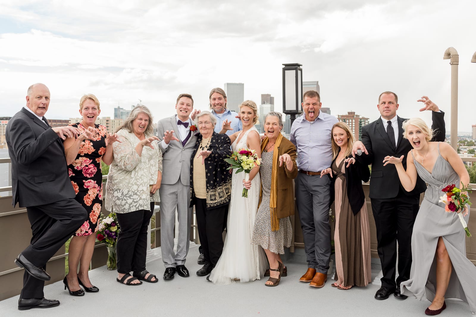rooftop wedding | Wedding Photography | Denver | From the Hip Photo