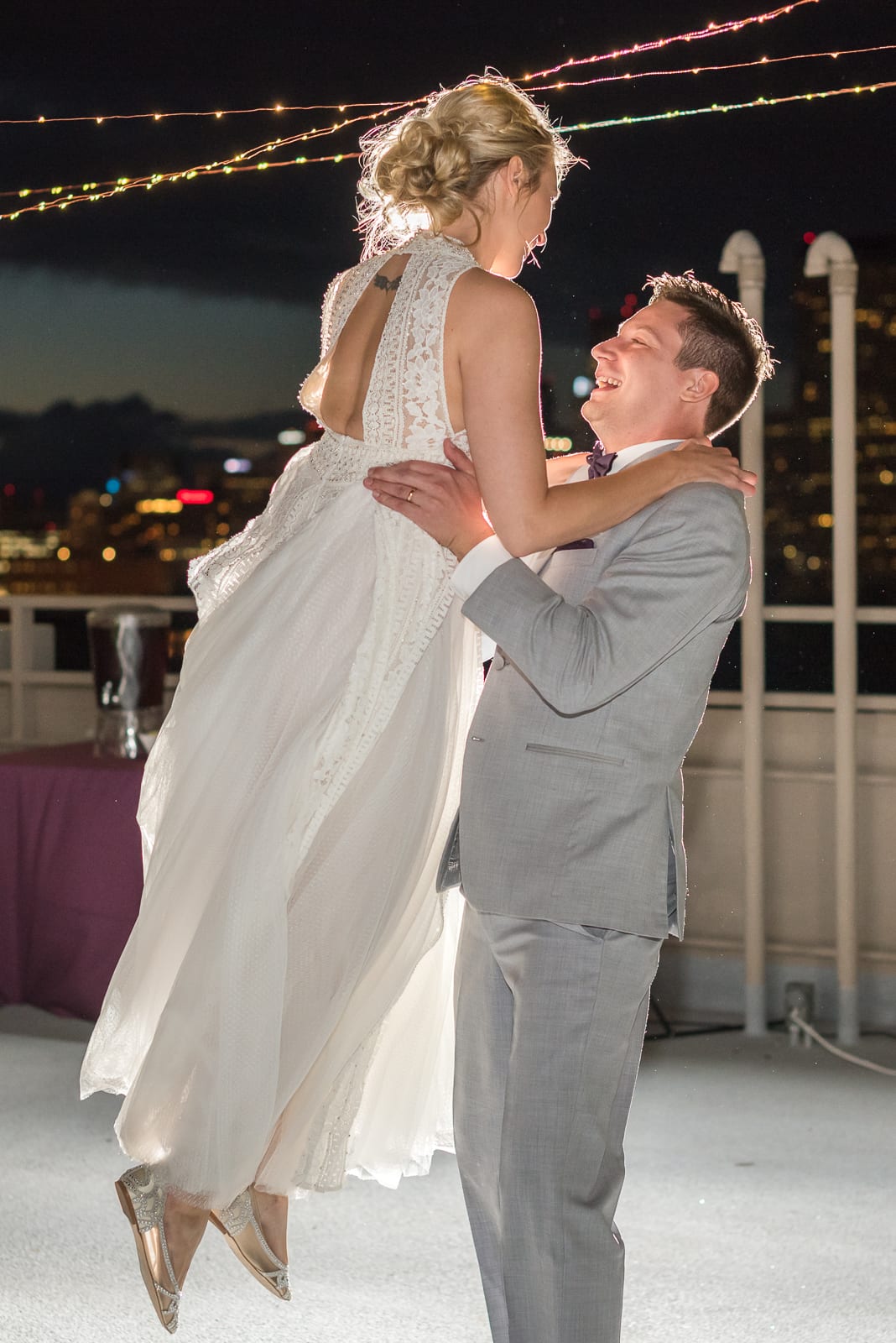 rooftop wedding | Wedding Photography | Denver | From the Hip Photo