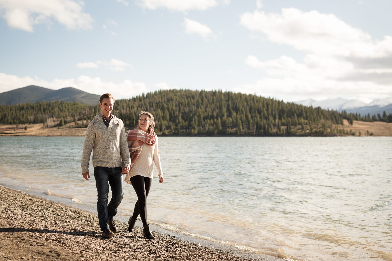 A Blissful Lake Dillon Engagement | Engagement Photos | Lake Dillon | From the Hip Photo 