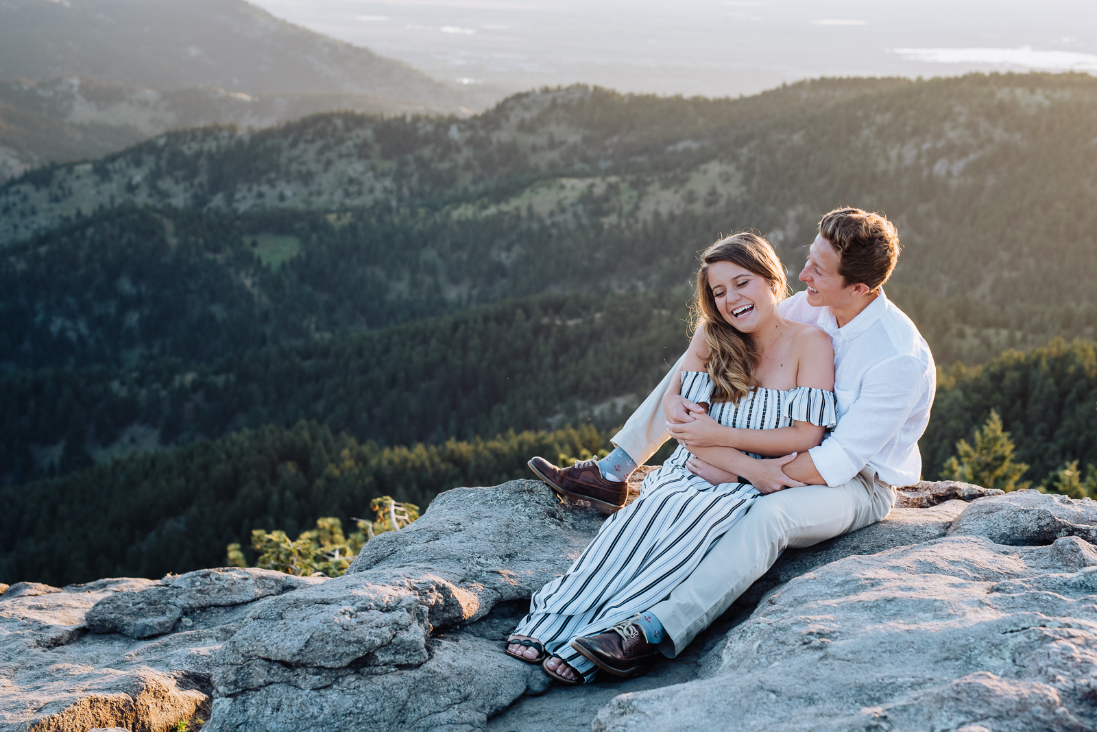 Love at Lost Gulch | Engagement Photo | Lost Gulch Overlook | From the Hip Photo