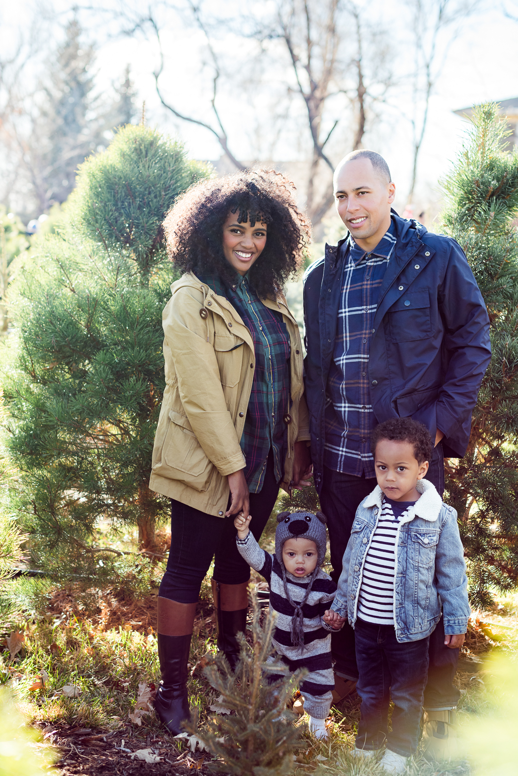 Holiday Fun | Family Photo | Creekside Tree Nursery | From the Hip Photo