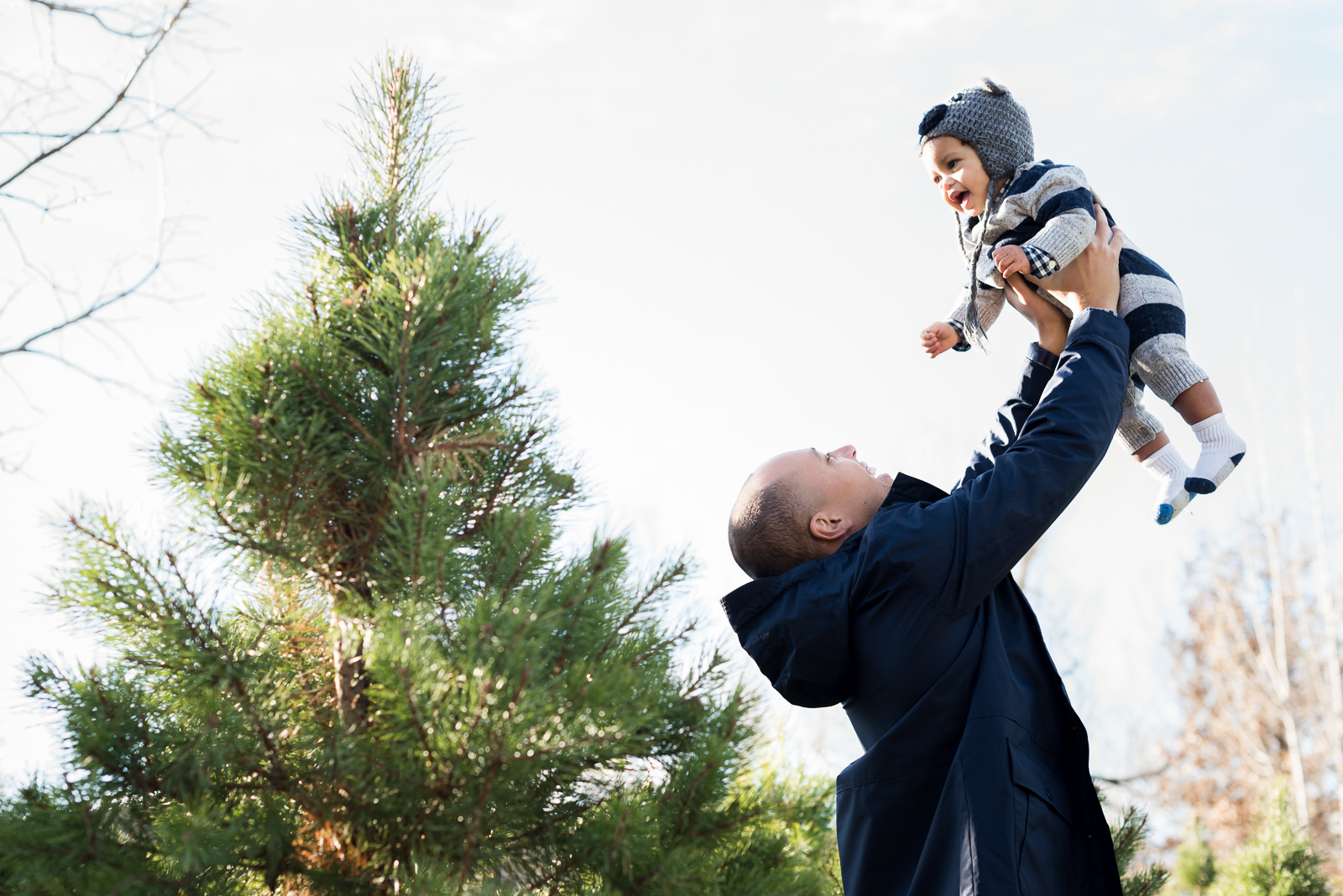 Holiday Fun | Family Photo | Creekside Tree Nursery | From the Hip Photo