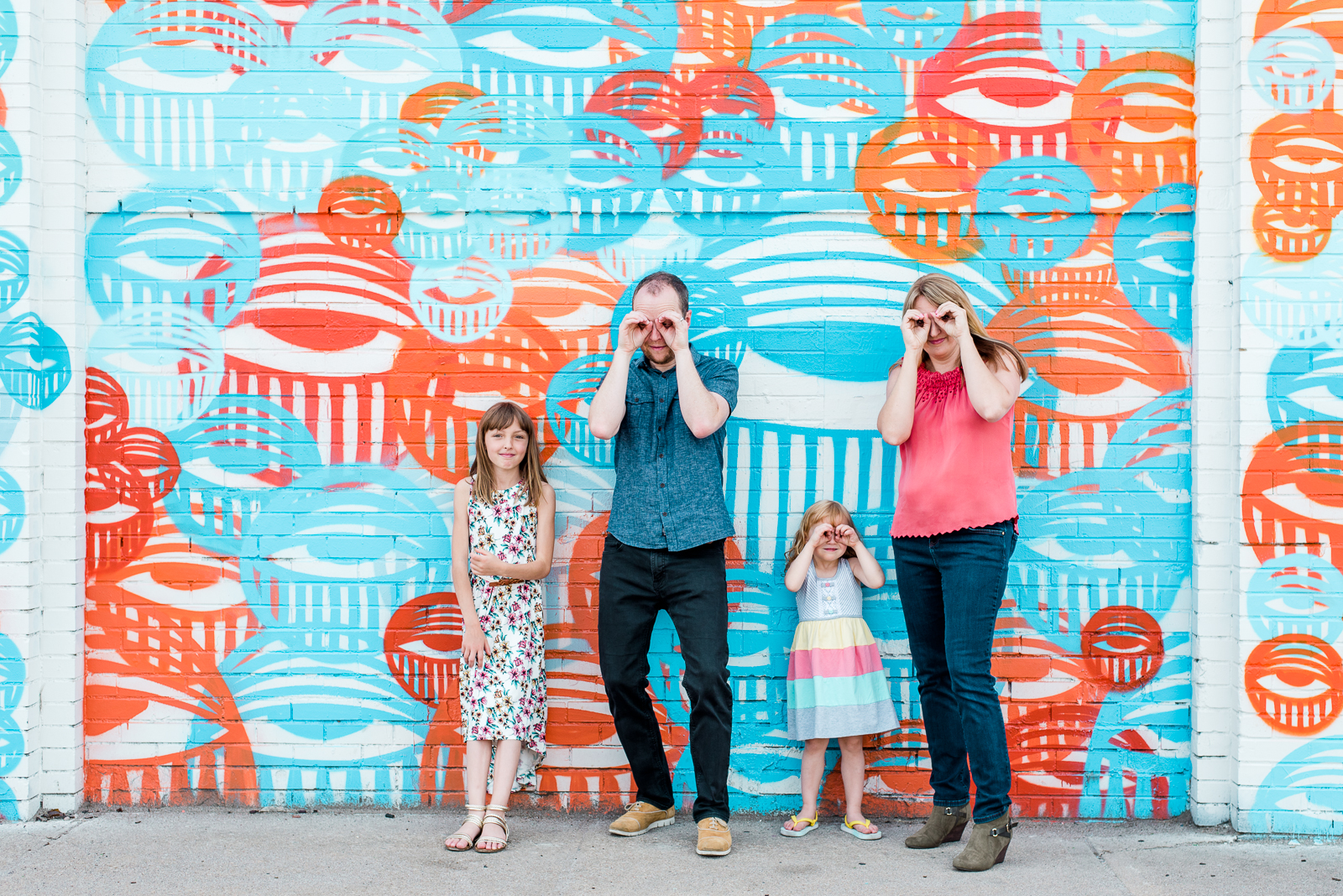 Colorful Personality of RiNo | Hailey & Kevin Family Shoot
