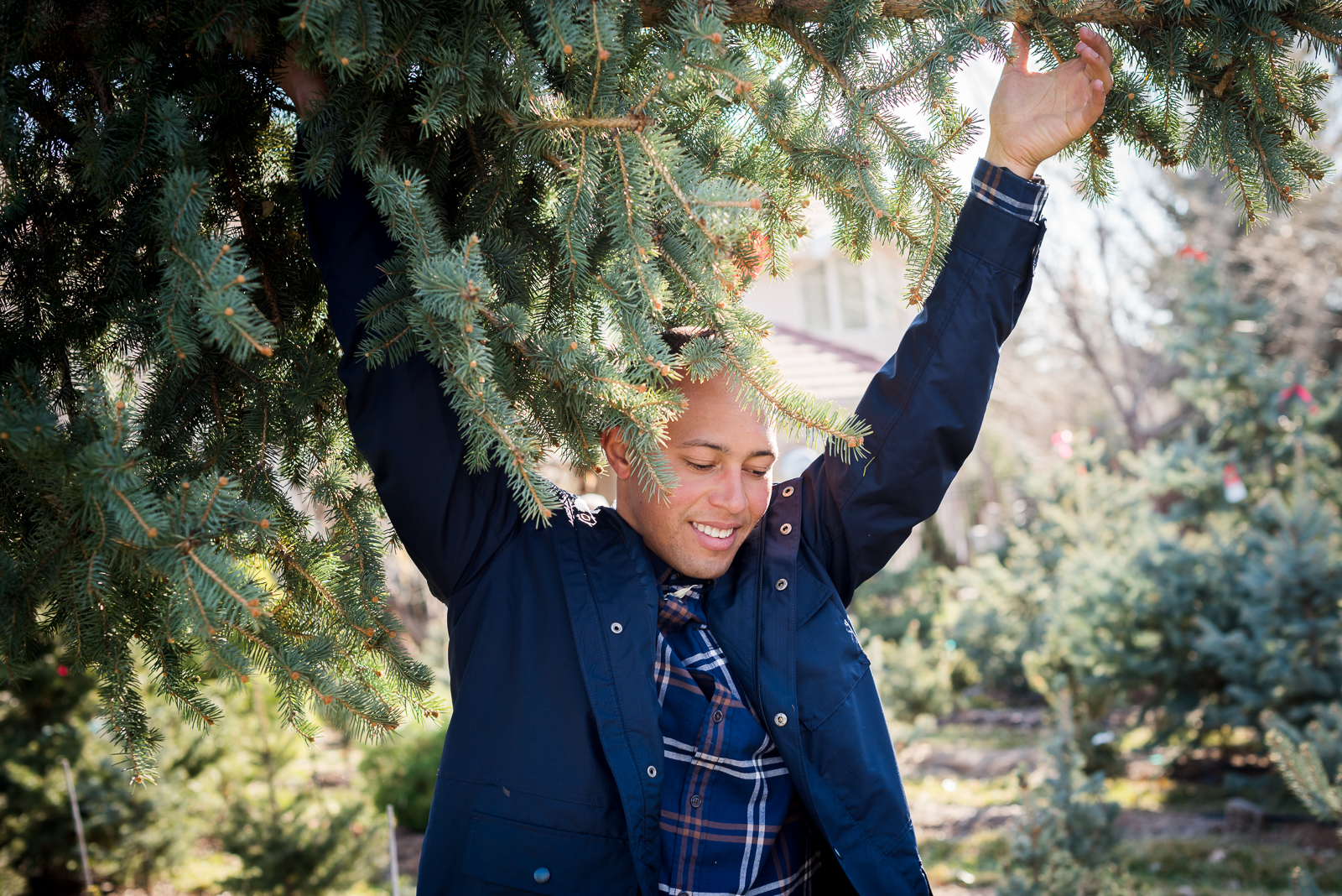 Holiday Fun | Family Photo | Creekside Tree Nursery | From the Hip Photo