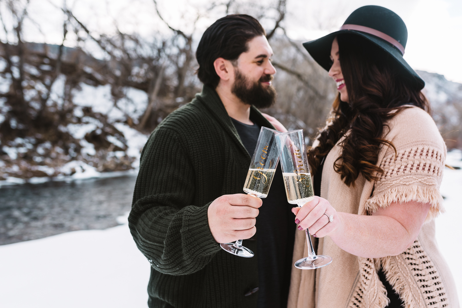 Engagement at Clear Creek | Danielle & Eli Engagement