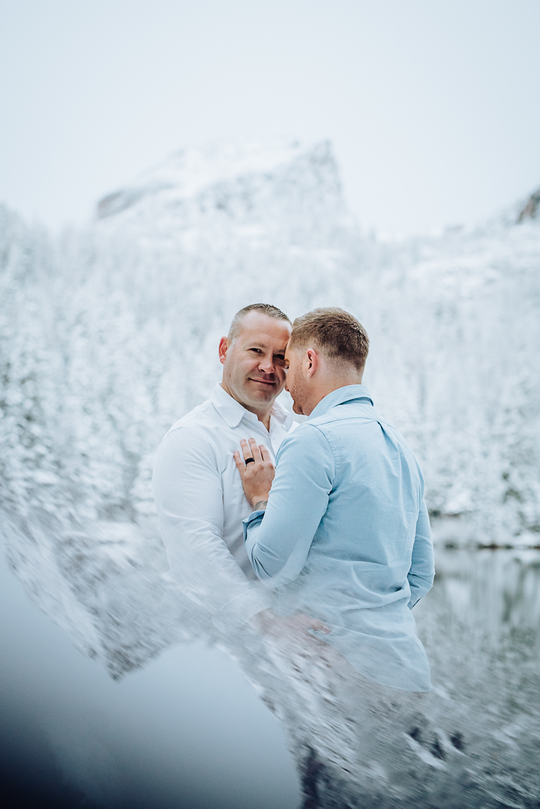 The Warmth of Love | Luke & Brian Rocky Mountain National Park Engagement Photos