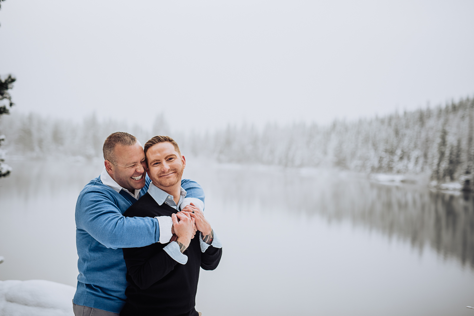 The Warmth of Love | Luke & Brian Rocky Mountain National Park Engagement Photos