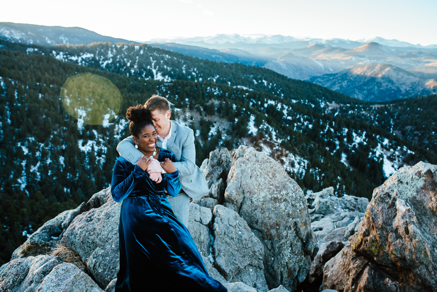 A Glowing Lost Gulch Mountaintop Engagement – Focus: the From the Hip ...