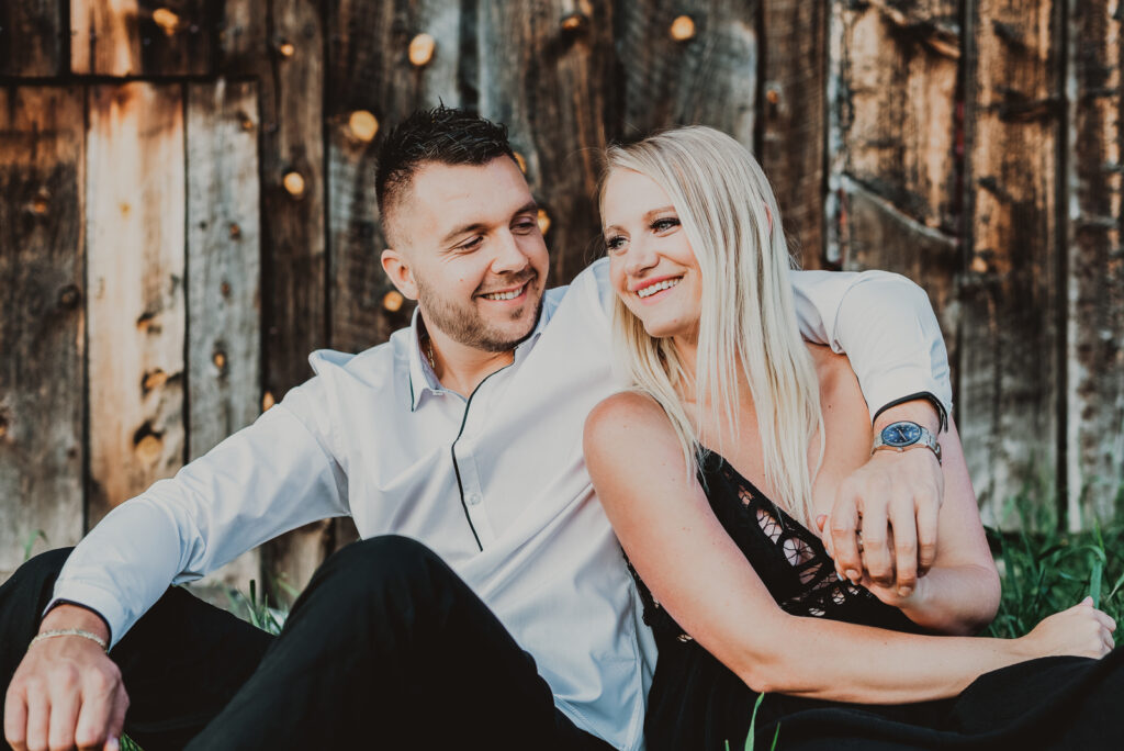 Alderfer/Three Sisters Park outdoor nature trail barn candid fun loving engagement picture | From the Hip Photo Denver Colorado portrait photography