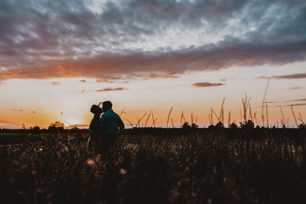 Castlewood Canyon State Park Franktown Colorado outdoor nature adventurous candid fun engagement picture | From the Hip Photo Denver portrait photography