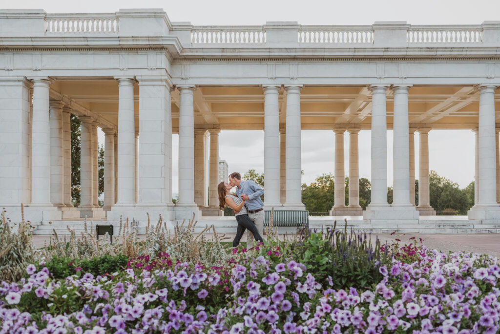 Cheesman Park outdoor pavillion park Denver candid fun loving family picture | From the Hip Photo portrait photography