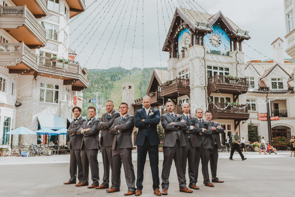 Vail Colorado outdoor mountain ski resort nature fun adventurous candid wedding picture | From the Hip Photo Denver portrait photography