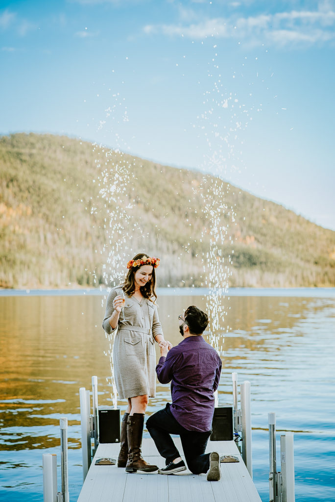 Tips to Plan the Perfect Surprise Wedding Proposal Photos Outdoor Nature Grand Lake picture | From the Hip Photo Denver Colorado portrait photography 