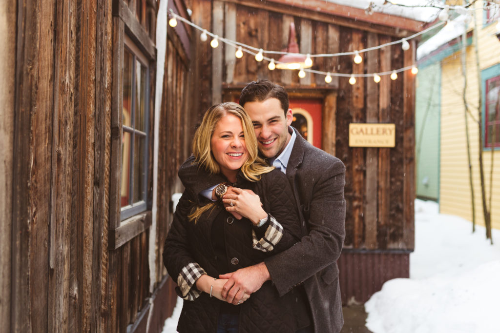 Tips to Plan the Best Engagement Photos Near Breckenridge or Dillon mountain outdoor engagement picture | From the Hip Photo Denver Colorado Portrait Photography 