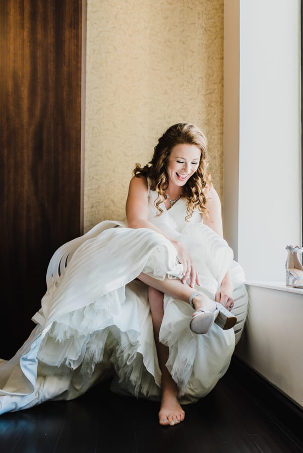 Wedding photos | Bride gets ready | Indoors, Denver, Colorado