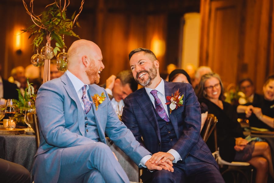 Wedding photos | Two grooms | Indoors, Denver, Colorado