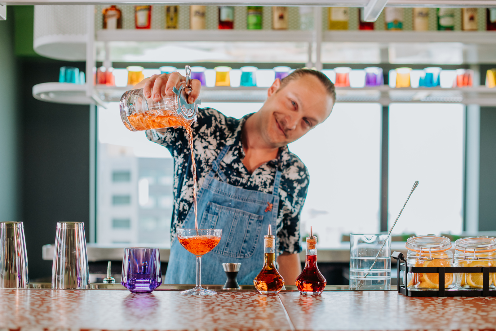 Denver Hotel & Bar Photography | Food & Beverage Photography | Red Barber | From the Hip Photo
