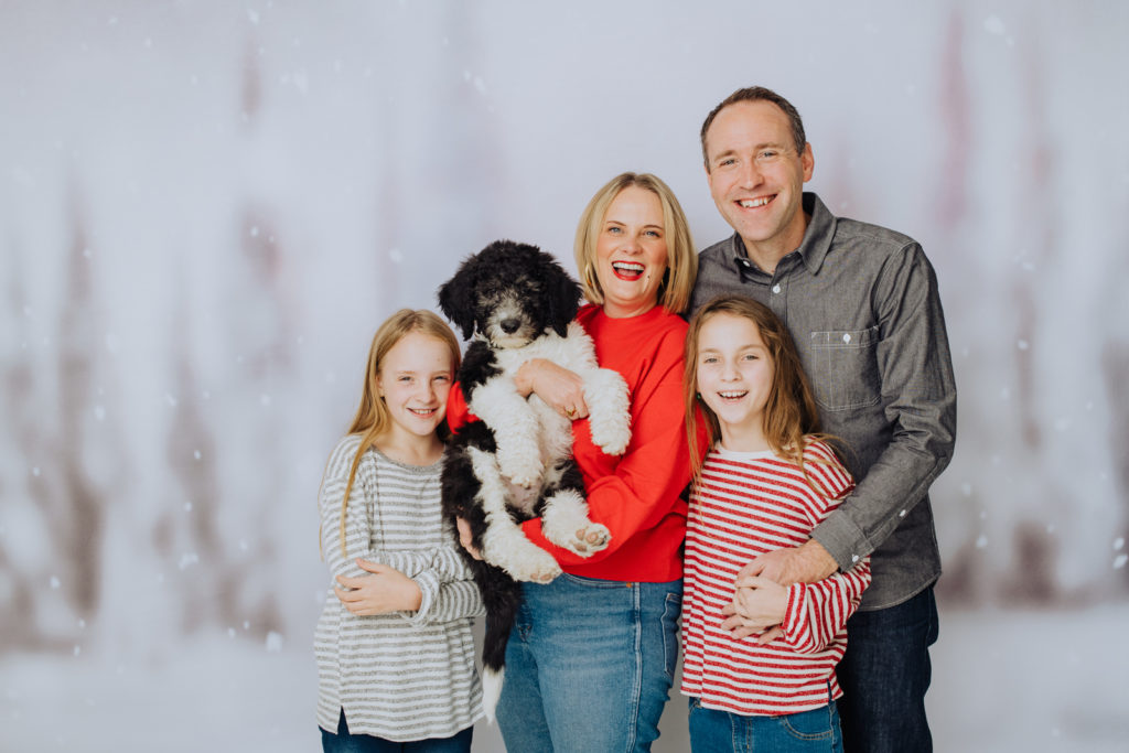 Denver family photos for holiday Christmas fun