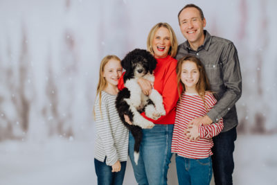 Denver family photos for holiday Christmas