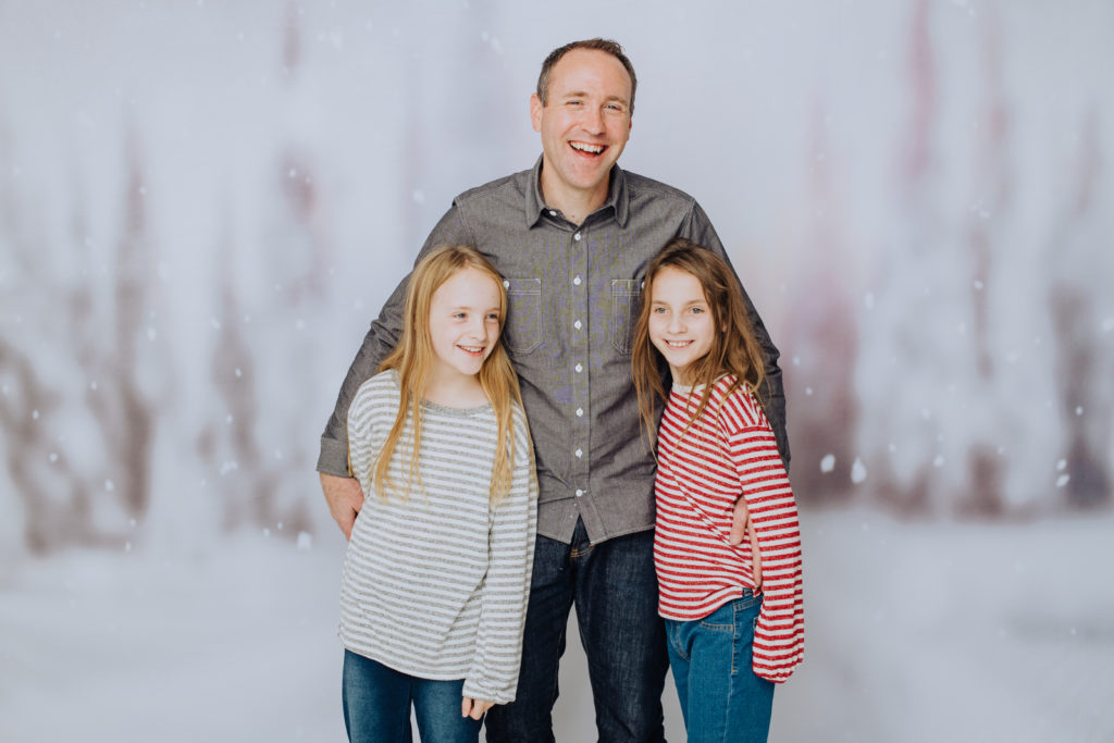 Denver family photos for holiday Christmas cards