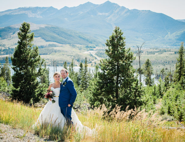 Beautiful mountain backdrops for a Colorado Mountain wedding