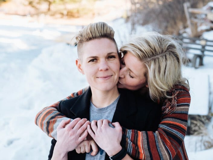 Evergreen Lake engagement session | From the Hip Photo