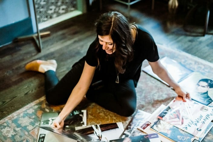 Authentic Vinyl LP Record Social Media Marketing Photography | From the Hip Photo