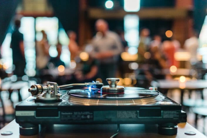 Vinyl LP Record Player Social Media Photography | From the Hip Photo