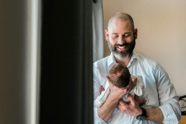 Newborn photography session near Aurora Colorado by From the Hip Photo