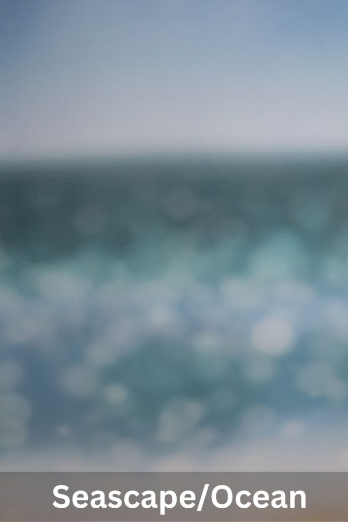 Studio headshot photography background options | Blue Ocean Seascape Bokeh