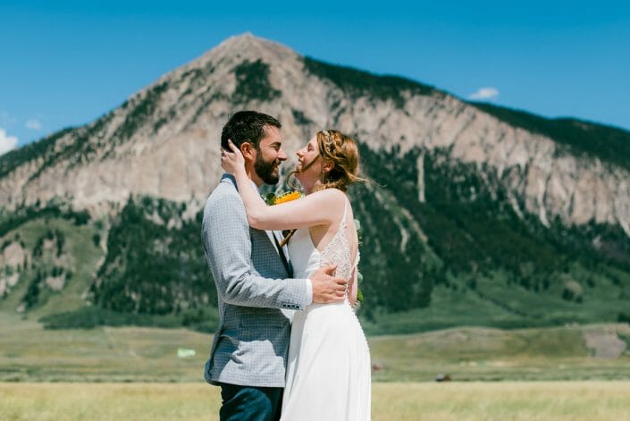 Fun Mountain Wedding Photo | Colorado Elopement Photographer