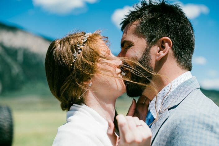 Fun Mountain Wedding Photo | Colorado Elopement Photographer
