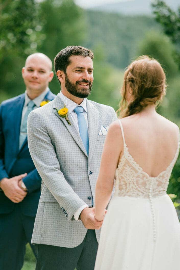 Mountain Wedding Ceremony Photo | Colorado Elopement Photographer