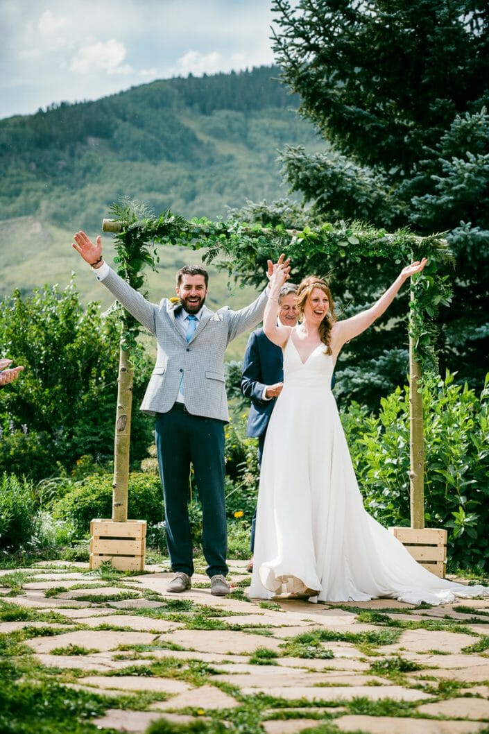 Mountain Wedding Ceremony Photo | Colorado Elopement Photographer