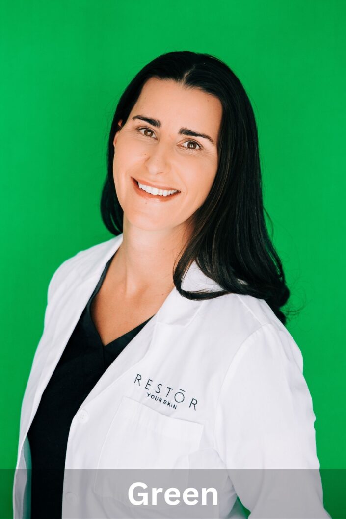 Studio headshot photography background options | Green Solid Chromatic Chroma