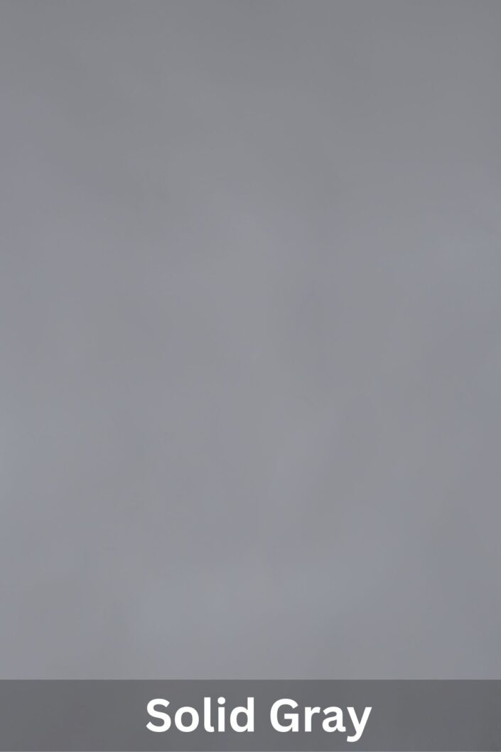 Denver studio backdrop — Solid Gray for professional portrait photography
