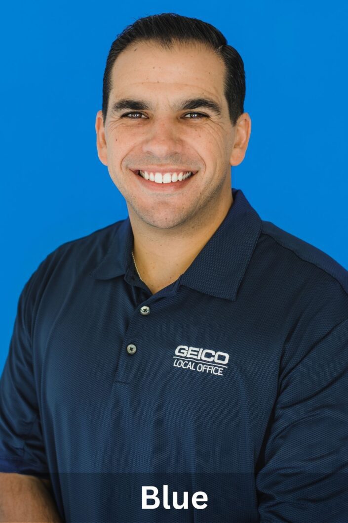 Studio headshot photography background options | Blue Solid Chromatic Chroma