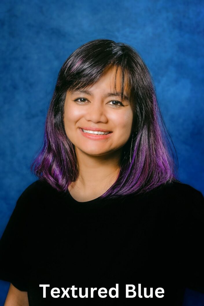 Studio headshot photography background options | Blue Textured Ultramarine