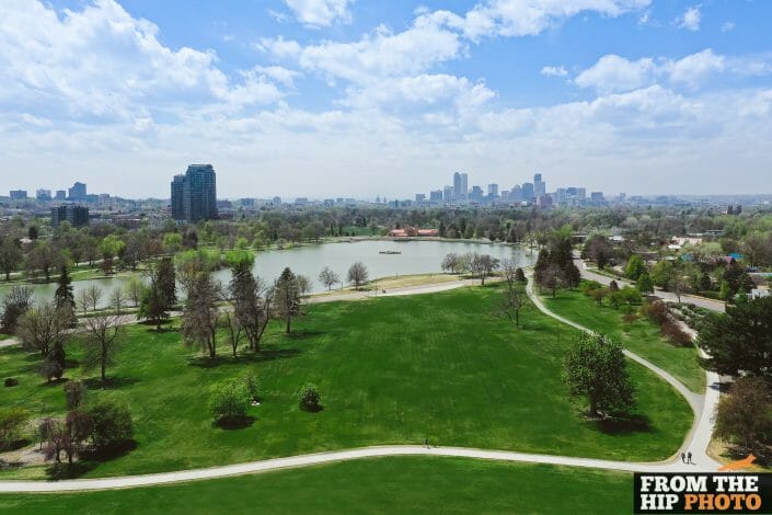 Denver Museum of Nature & Science | Colorado Aerial Drone Wedding Photography
