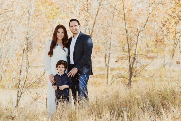 Family photo session in Denver Fall Foliage Trailhead | Colorado Lifestyle Photographer