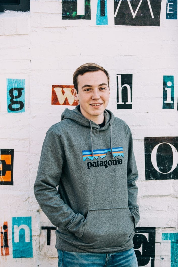 Senior graduating photo session in RiNo Downtown Denver | Colorful Colorado Lifestyle Photographer