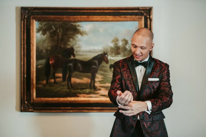 Wedding Groom Getting Ready | Denver Colorado Elopement Photographer